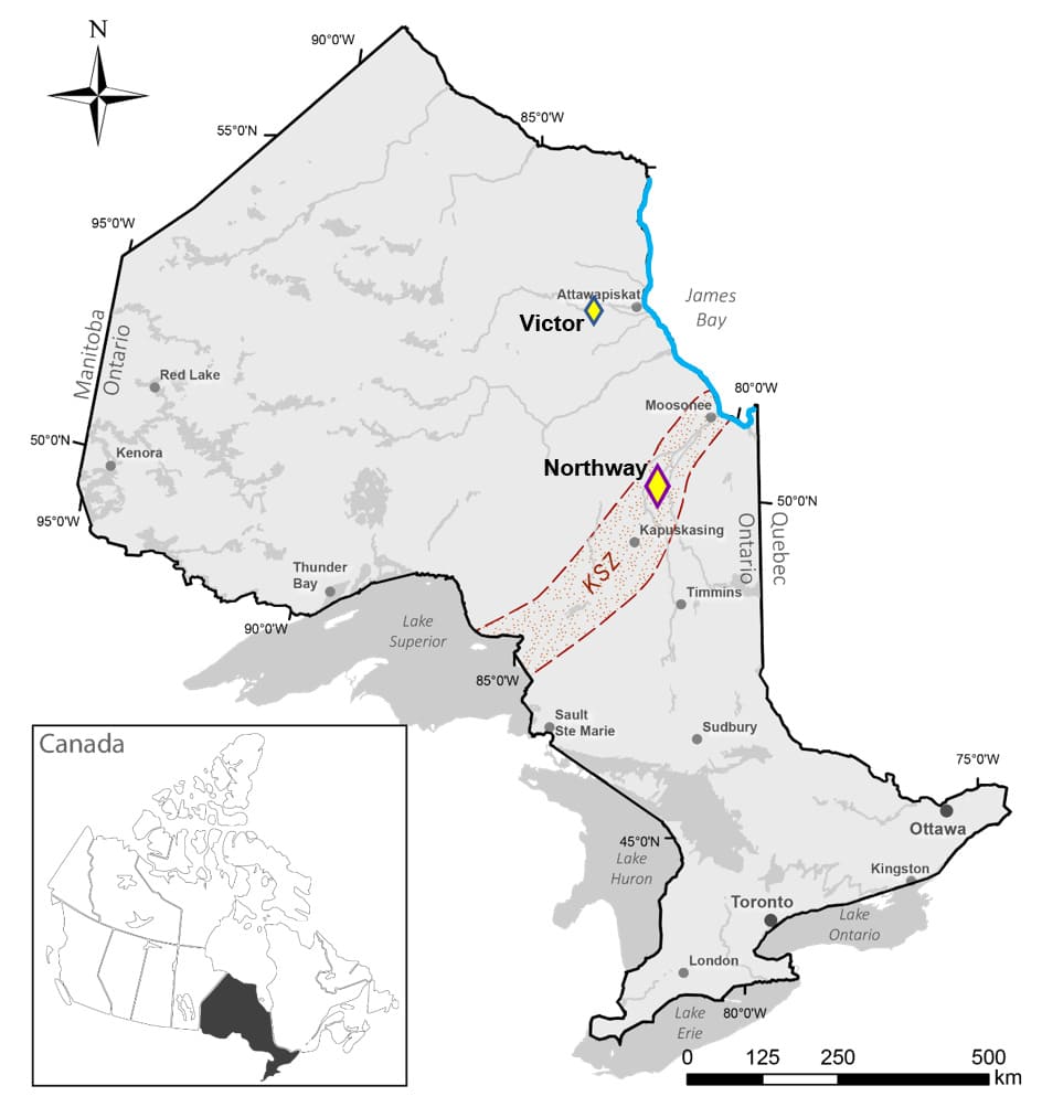Property location in Northern Ontario